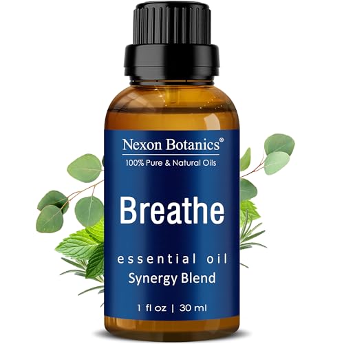 Breathe Essential Oil Blend 30 ml - Eucalyptus, Menthol for Humidifiers |