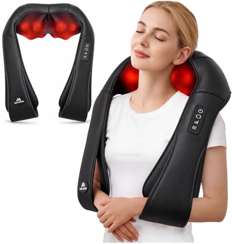 Neck Massager for Pain Relief Deep Tissue with Heat, Gifts for Women