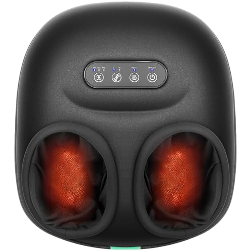 Medcursor Foot Massager Machine with Heat, 2026 Deep Kneading & Rolling, Shiatsu