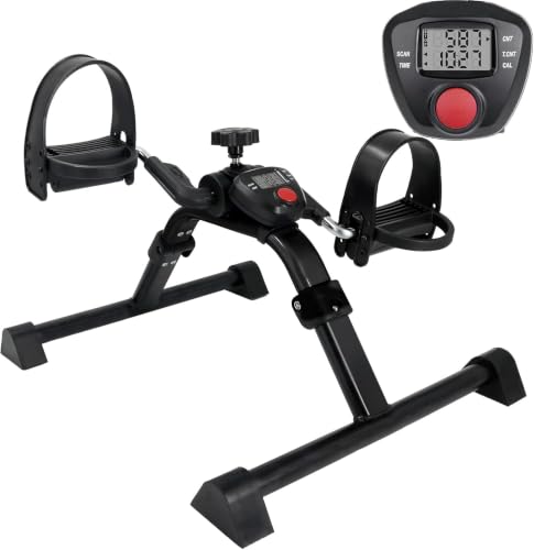 Vaunn Foldable Compact Professional Wrist Arm Leg Strengtheners Pedal Exerciser with Electronic