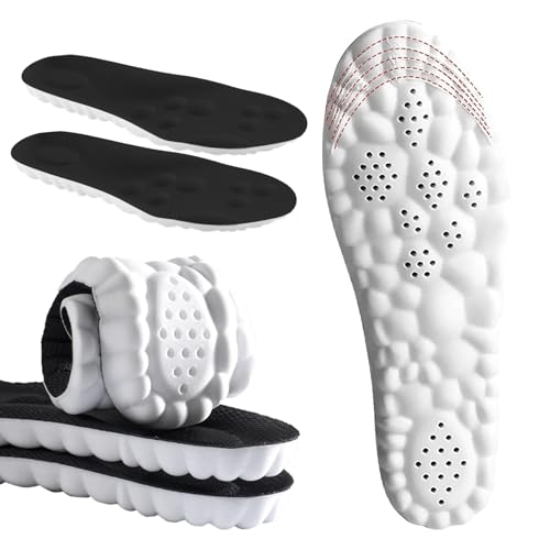 DWTWLE 4D Cloud Insoles for Men and Women Memory Foam Arch Support