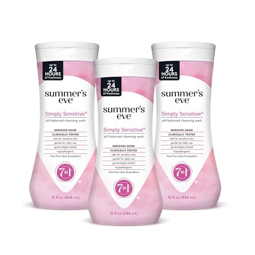 Summer's Eve All-Over Daily Feminine Wash, Simply Sensitive, 15 Fl Oz, 3