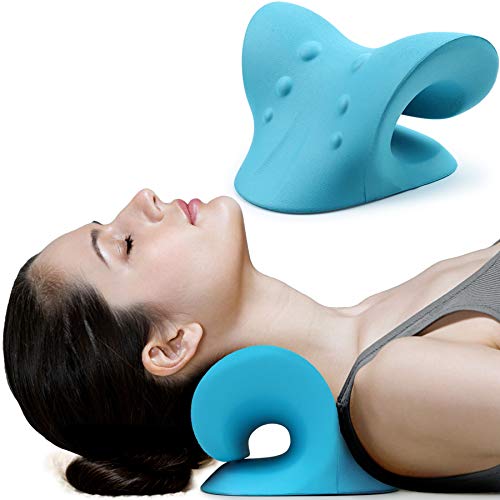 RESTCLOUD Neck and Shoulder Relaxer, Cervical Traction Device for TMJ Pain Relief
