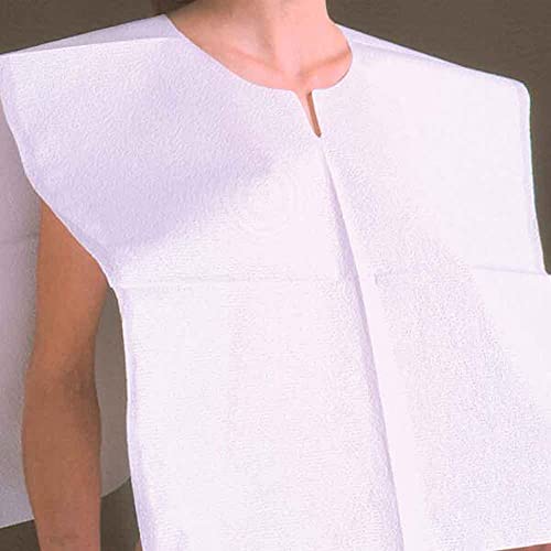 TIDI Products TID 920433 Gown, 2-Ply Scrim, Latex Free, Blue, 30" x