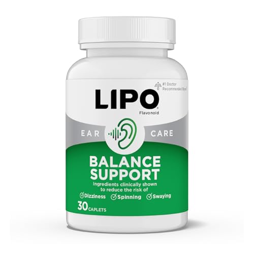 LIPO Balance Support Supplement for Dizziness & Vertigo, 30 Ct | Inner