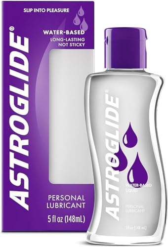 ASTROGLIDE Water-Based Liquid Personal Lubricant, Easy Clean, 5 oz | Water-based personal