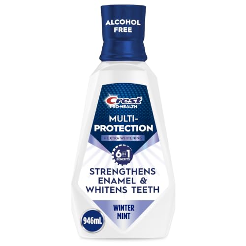 Crest Pro-Health Advanced Mouthwash, Alcohol Free, Extra Whitening, Energizing Mint Flavor, 946