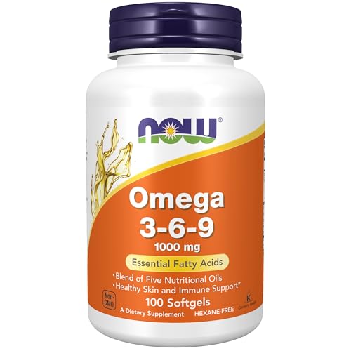 NOW Supplements, Omega 3-6-9 1000 mg, 100 Softgels