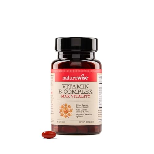 NatureWise Vitamin B Complex for Women and Men - with Folic Acid