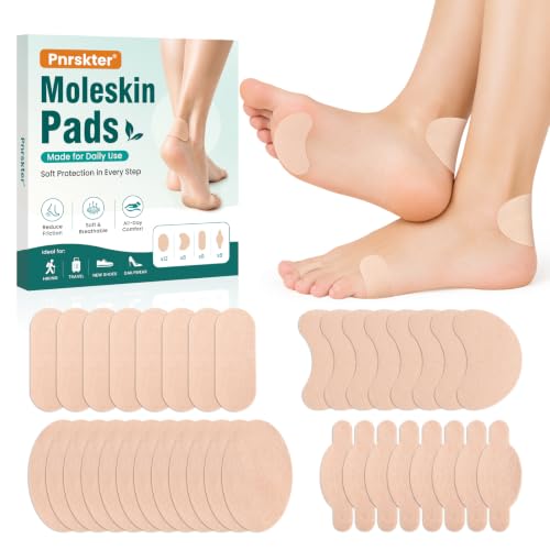 Moleskin Adhesive Pads for Feet - 36 Pcs Blister Prevention & Moleskin