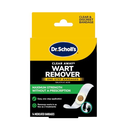 Dr. Scholl's One-Step Wart Remover Bandages, Removes Warts, 14 ct | Warts
