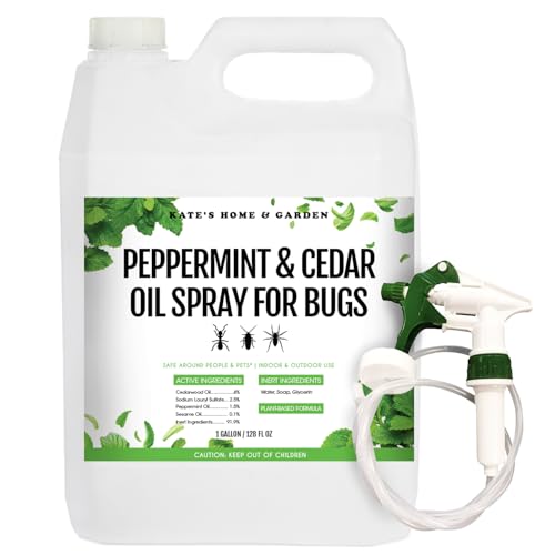 Kate's Home & Garden Peppermint Oil Spray for Bugs, Ants, Spiders (1