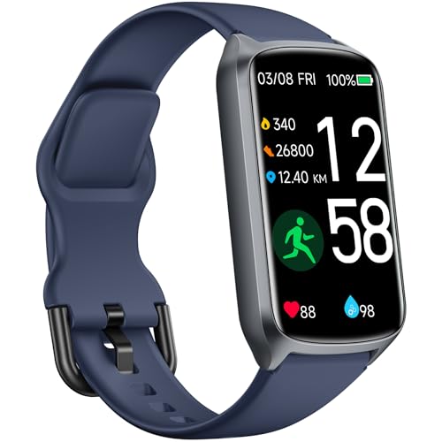 Amzhero Health Fitness Tracker with 24/7 Heart Rate, Blood Oxygen, Blood Pressure,