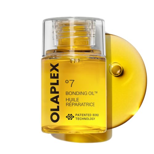 OLAPLEX N°.7 Bonding Hair Oil | High Shine, 30 mL | Heat Protection Up to 450°F/232°C, Use on Wet or Dry Hair, Vitamin E and Sunflower Seed Oil