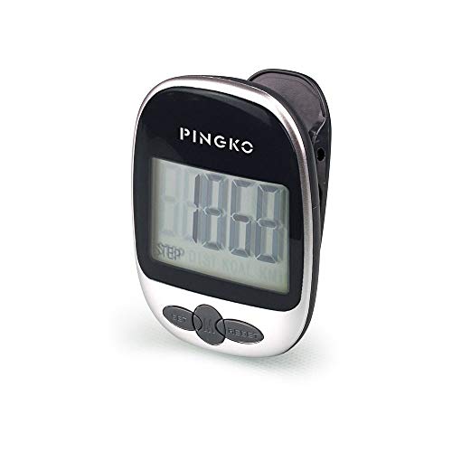 PINGKO Portable Sport Pedometer Step/Distance/Calories/Counter Tracker