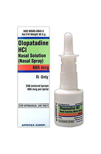 OLOPATADINE 665 MCG (240 SPRAYS) NASAL SPRAY