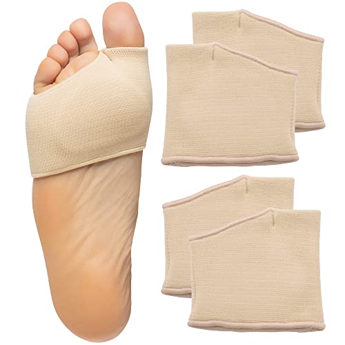 ZenToes Metatarsal Pads for Women, Ball of Foot Gel Cushion Sleeve, Medium