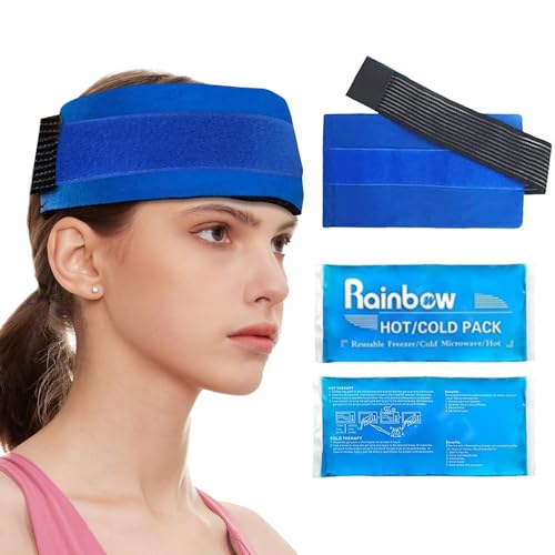 Reusable Hot and Cold Packs for Injuries, 2 Flexible Gel Ice Pack