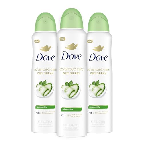 Dove Advanced Care Antiperspirant Deodorant Spray Cool Essentials 3.8oz 3PK | Advanced