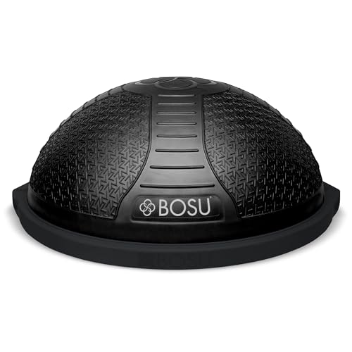 BOSU Nexgen 26 Inch Home Gym Half-Ball Balance Trainer, Black | Commercial-Grade
