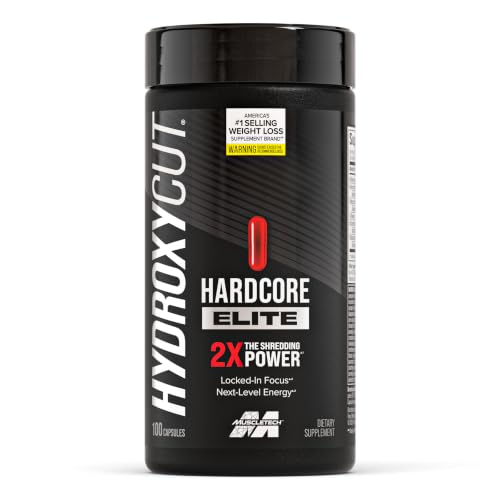 Hydroxycut Hardcore Elite, Rapid Release Capsules, 100 Count | Energy and Metabolism
