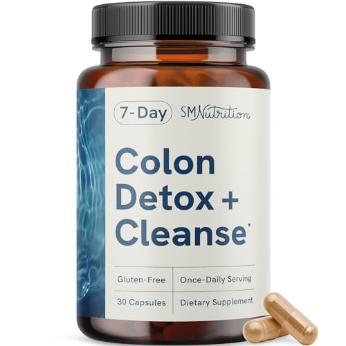 7 Day Colon Cleanse & Detox, Bloating & Occasional Constipation Support |