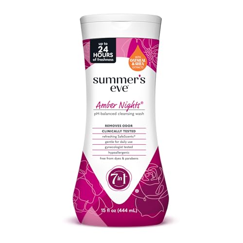 Summer's Eve All-Over Daily Feminine Wash, Amber Nights, 15 Fl Oz |