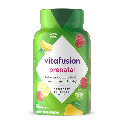 Vitafusion Prenatal Vitamin Gummies for Women | 90 Count | Folate &