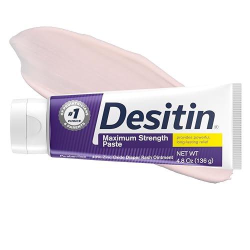 Desitin Maximum Strength Diaper Rash Paste, 40% Zinc Oxide, 4.8 oz |