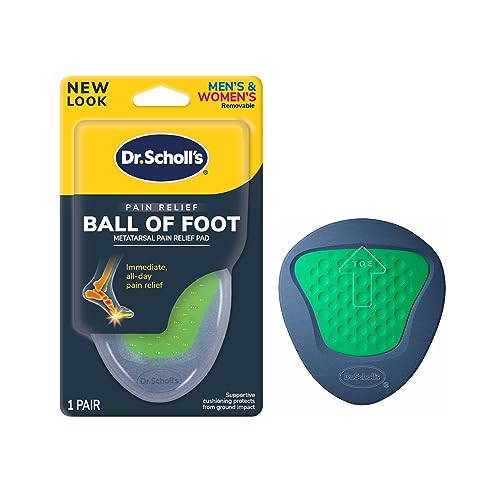 Dr. Scholl's Ball of Foot Pads, Metatarsal Foot Pads for Women and