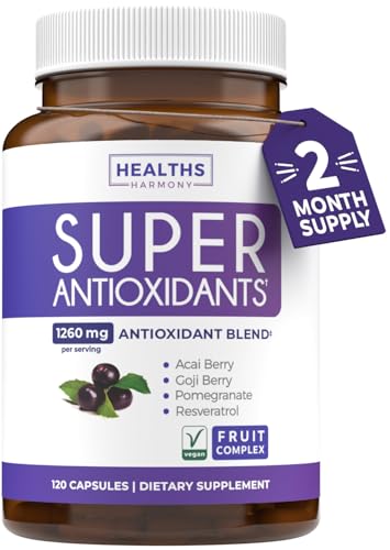 Super Antioxidants Supplement for Women & Men - High Potency Herbal &