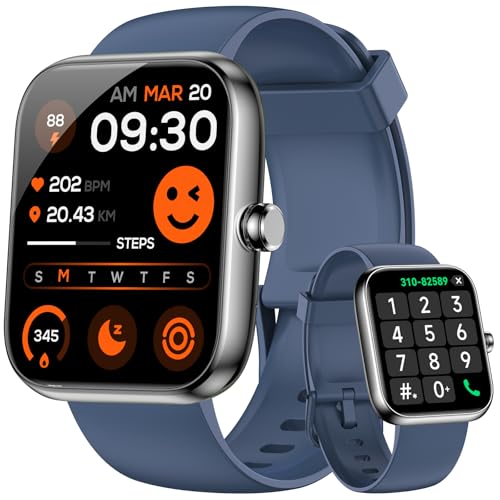 Smart Watch for Men Women with Alexa Built-in, Bluetooth Calling, 1.83'' HD