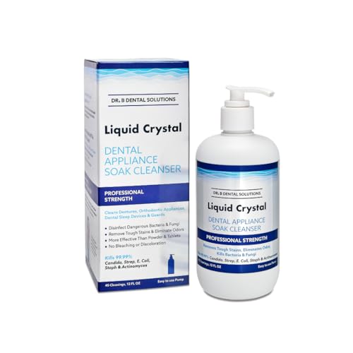 Dr. B Dental Solutions Liquid Crystal Soak Cleanser - Deep Cleaning Formula