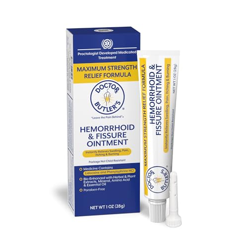 Doctor Butler's Hemorrhoid & Fissure Ointment – with Lidocaine (1 oz) |