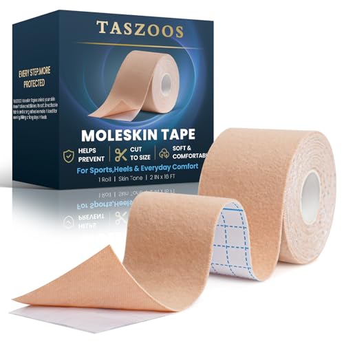 Moleskin Tape - 2in x 16ft Blister Prevention Tape & Moleskin for