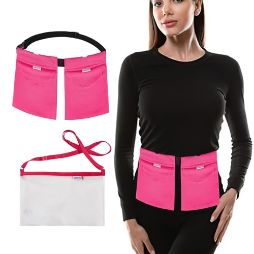 Yesito Mastectomy Drainage Pouch and Shower Support, Pink | Adjustable, Comfort