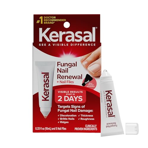 Kerasal Fungal Nail Renewal + Files, Restore Discolored or Damaged Nails |