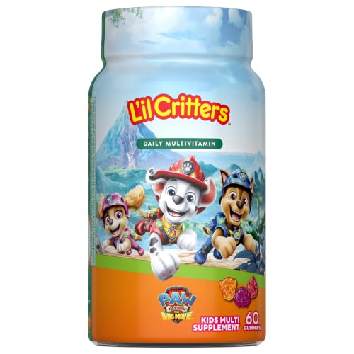 Lil Critters PAW Patrol Kids Multivitamin Gummies | 60 Count | With
