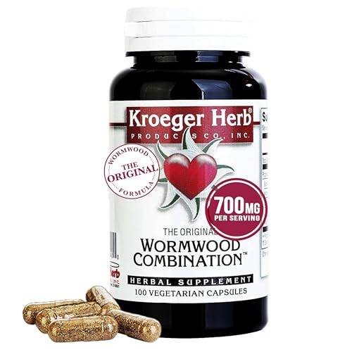 Kroeger Wormwood Combination | Wormwood, Black Walnut, Clove & Quassia | Digestive