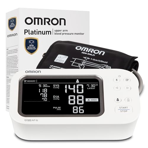 OMRON Platinum Blood Pressure Monitor & Upper Arm Blood Pressure Cuff |