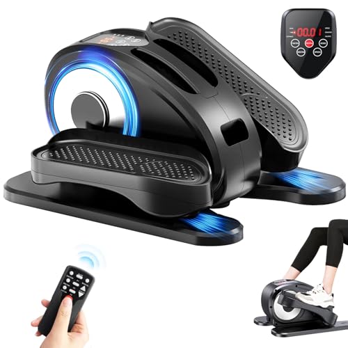 Tappio Under Desk Elliptical, Electric Foot Pedal Exerciser, Fully Assembled Seated Elliptical,