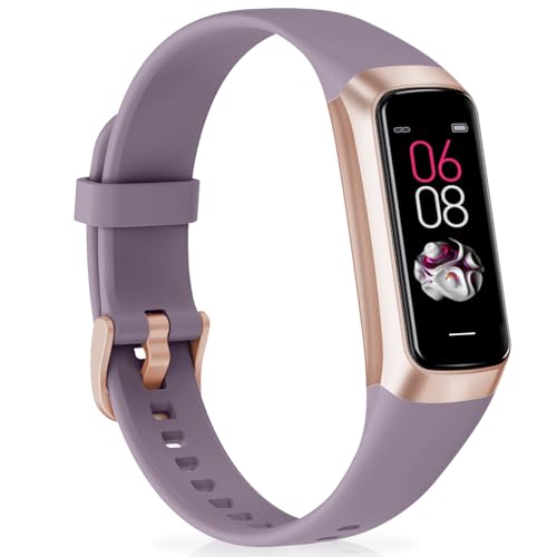 Bakoor Fitness Tracker, Step Tracker with 24/7 Heart Rate Blood Pressure, 1.10" AMOLED Touch Screen Activity Trackers Sleep Monitor, Counter Smart Watches Pedometer for Women Men
