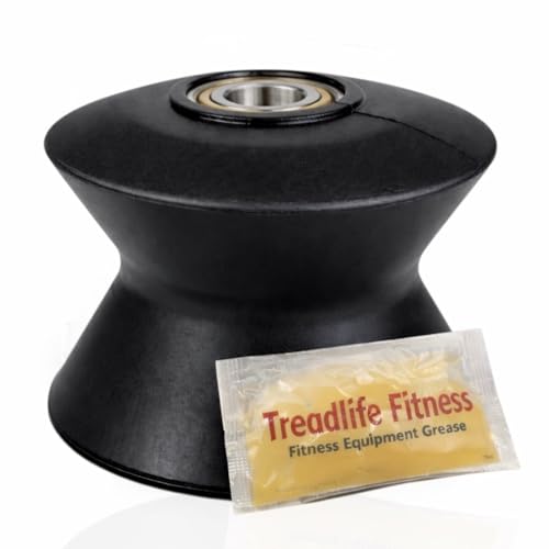 Elliptical Roller Wheel | Replacement for Gold's Gym Crosstrainer 510 - Model Number GGEL604070 | 3" W x 4" D | Part #238880 | Free Bearing Grease Included