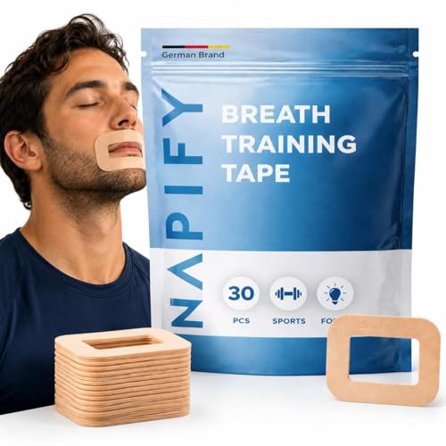 Breath Training Tape for Adults - Pack of 30 - Mouth Tape