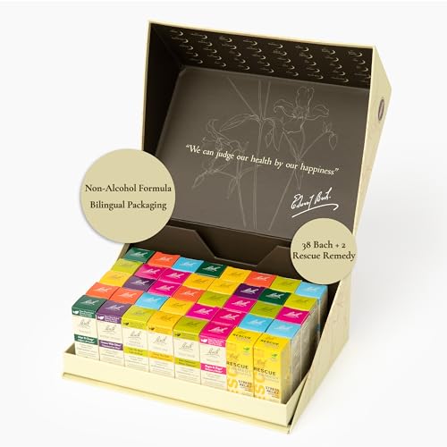 Bach Original Flower Remedies, Full Set (Non-Alcohol Formula) - 38 Bach +
