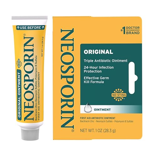 Neosporin Original Triple Antibiotic Ointment, 1 oz | 24-Hour Infection Protection with
