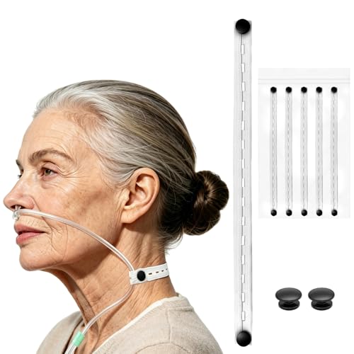 Nasal Cannula Holder,with Adjustable Snap Buttons,Nasal Cannulas for Oxygen Ear Protection,Cannula Accessories