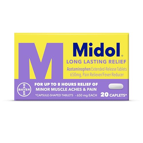 Midol Long Lasting Relief 20ct Long Lasting Relief, Menstrual Symptom Reliever &