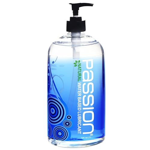 Passion Natural Water-Based Personal Lubricant, for Men & Women - 16 Fl