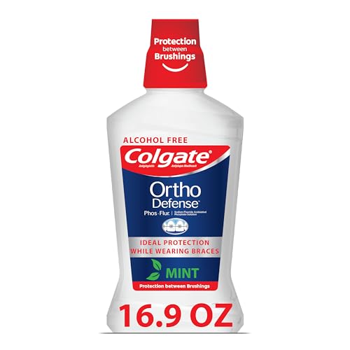 Colgate Ortho Defense Phos-Flur Fluoride Mouthwash for Braces, 16.9 fl oz |